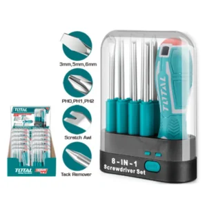 9 Pcs interchangeable screwdriver set