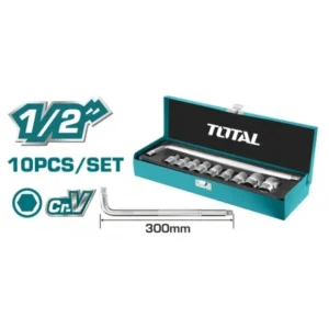 10Pcs 1/2" Socket Set